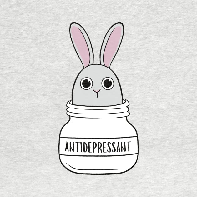 Antidepressant Bunny 4 by Firlefanzzz